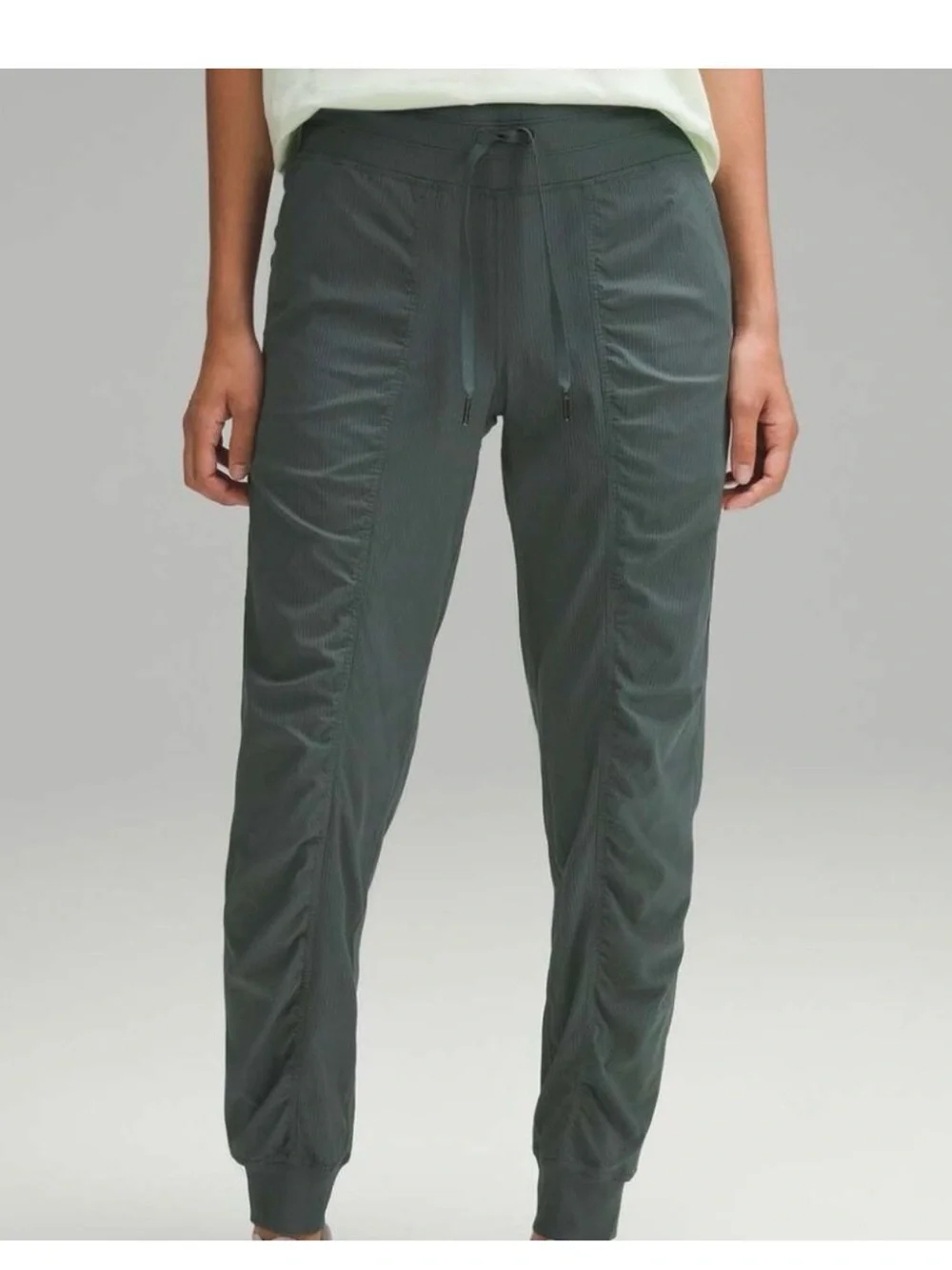 Lululemon Dance Studio Mid-Rise Jogger Dark Forest Sz 14 28” Inseam